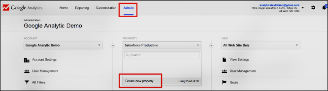Analyzing Salesforce data with Google Analytics