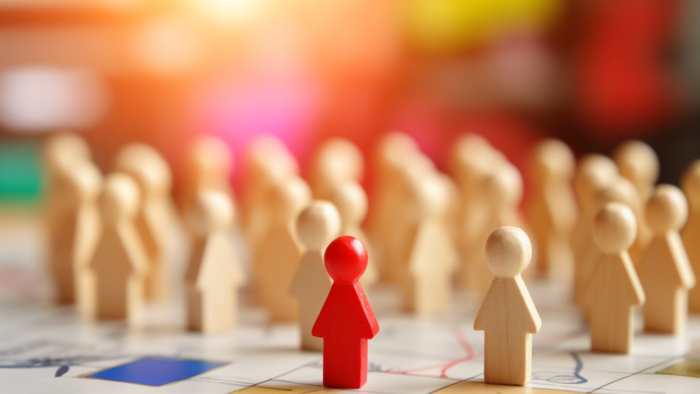 Pawns on a board